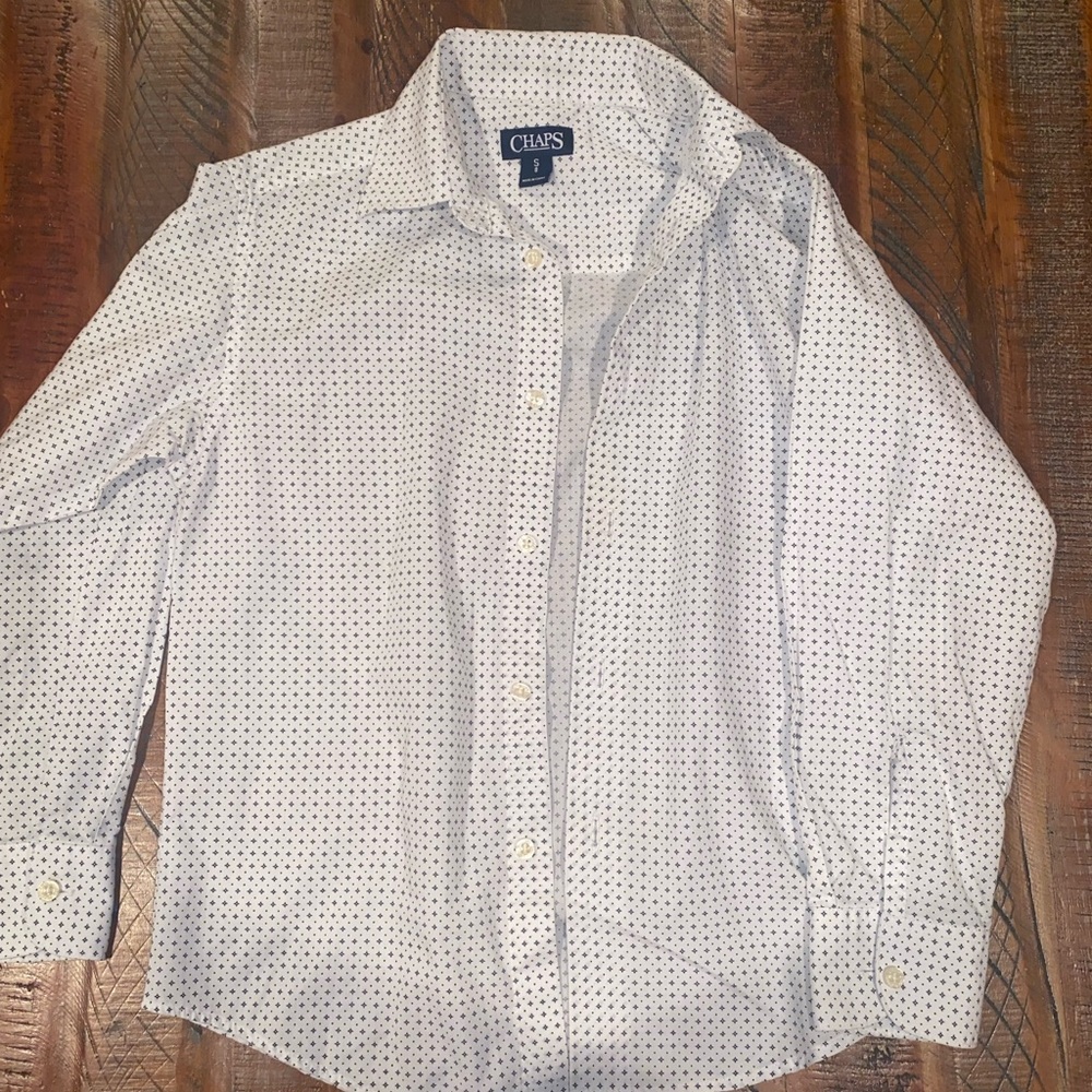 Young boy button up